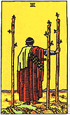 [picture of 3 of Wands]